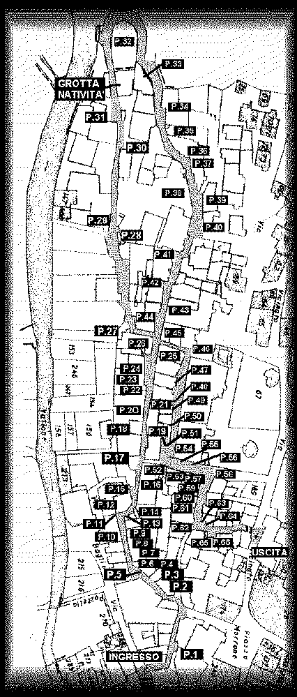 Planimetria originale del percorso